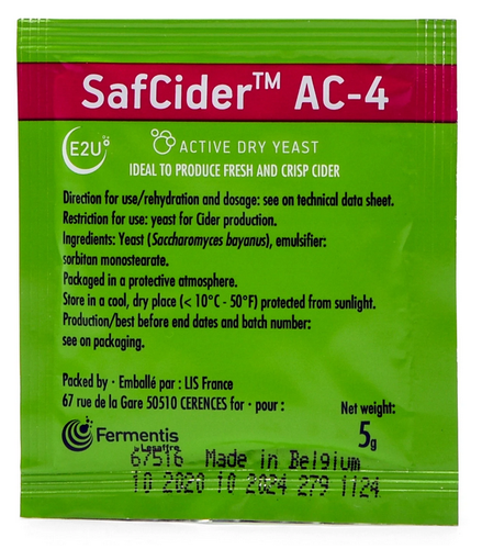 Fermentis Safcider AC-4 - Panama Brewers Supply